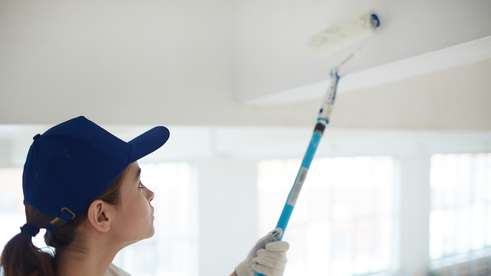 Painting Textured Ceiling Cabinet Services Hamburg West